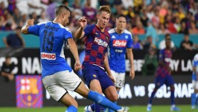 صورة لاعب نابولي يسخر من برشلونة بتصريح مثير قبل لقاء الغد 
