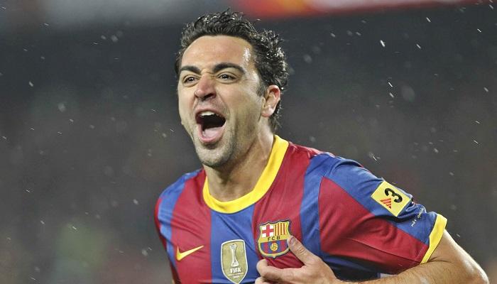 تشافي يغضب على لاعبي برشلونة