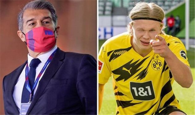 لابورتا يبلغ هالاند بقرار جديد بشأن ضمه