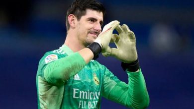 صورة كورتوا يوجه رسالة نارية لجماهير ريال مدريد قبل معركة مانشستر سيتي