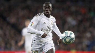 صورة ميندي يثير الجدل بعد فوز ريال مدريد بالدوري الاسباني