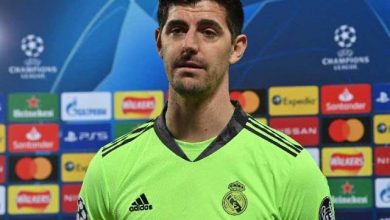 صورة أنشيلوتي يصدم نجم ريال مدريد بسبب كورتوا 