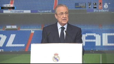 صورة بيريز يوجه رسالة قوية لنجم ريال مدريد الجديد