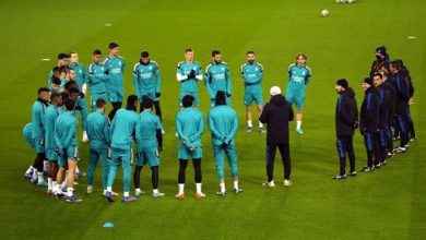 صورة لاعب ريال مدريد يقترب من فالنسيا