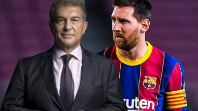 صورة لابورتا يسبب كارثة كبرى في برشلونة والسبب ميسي 