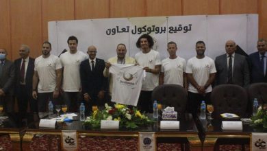 صورة بحضور نجوم منتخب كرة اليدنادي النادي بشيراتون يوقع بروتوكول تعاون مع أكاديمية أوليمبية لكرة اليد