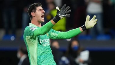 صورة كورتوا يتمرد على ريال مدريد بسبب أنشيلوتي 