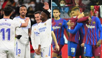 صورة عاجل .. لاعب ريال مدريد يهاجم برشلونة ويسخر من فريقه 