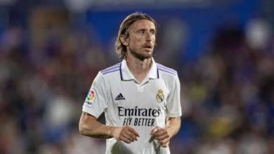 صورة مودريتش يفاجئ جمهور ريال مدريد 