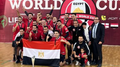 صورة منتخب مصر يحرز لقب كأس العالم 2022 للدودج بول