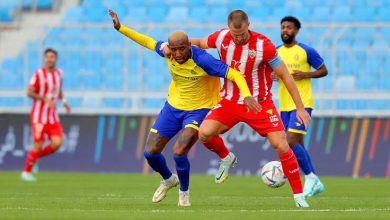 صورة التعادل الإيجابي يحسم مواجهة النصر وألميريا الودية