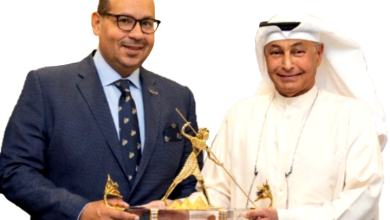 صورة ياسر إدريس يرشح الكويتى حسين المسلم لرئاسة الاتحاد الدولى لألعاب الماء