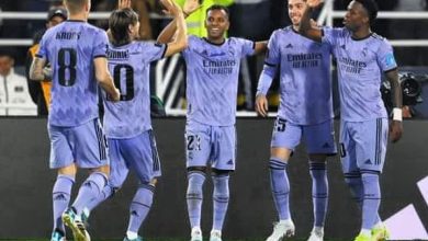 صورة ناشئ ريال مدريد يعلق على هدفه في مرمى الأهلي 