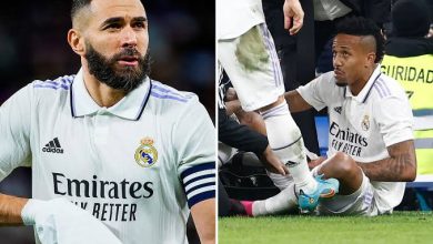 صورة ميليتاو وبنزيما ينضمان إلى بعثة ريال مدريد