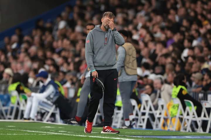 صورة أول تعليق من كلوب عقب توديع دوري أبطال أوروبا أمام ريال مدريد 