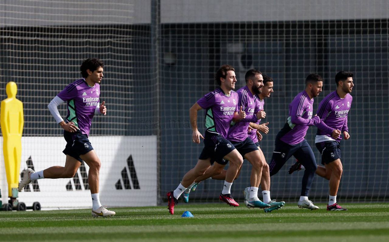 صورة أنباء سارة في تدريبات ريال مدريد