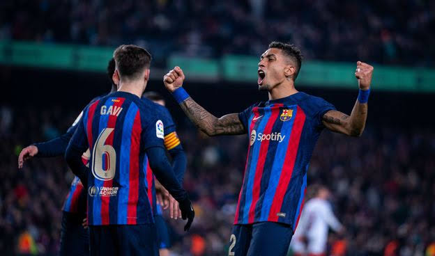 صورة أهداف لـ برشلونة في الجولات المتبقية في الدوري بعد حسم اللقب 