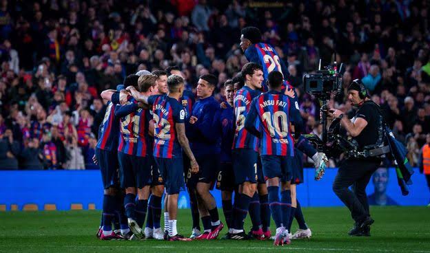 صورة قائمة برشلونة الرسمية لمواجهة ريال سوسيداد في الدوري الإسباني