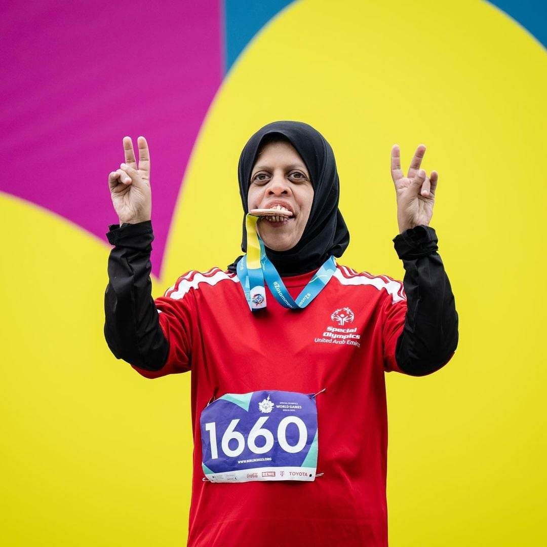 صورة أيمن عبد الوهاب يهنئ أبطال الاولمبياد الخاص على انجازاتهم المبهرة في عالمية برلين