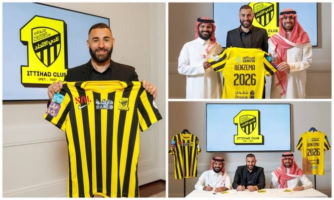 صورة الاتحاد يعلن القيمة المالية لعقد بنزيما