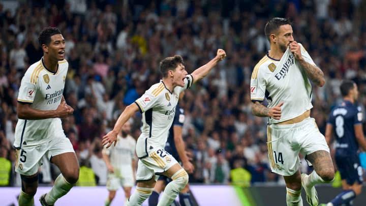 صورة أنشيلوتي يعلق على إصابة ثنائي ريال مدريد خلال مباراة لاس بالماس 
