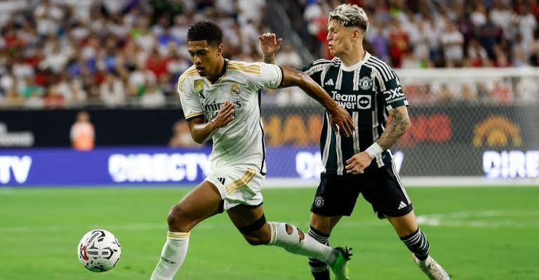 صورة لاعب الريال يفاجئ جود بيلينجهام 