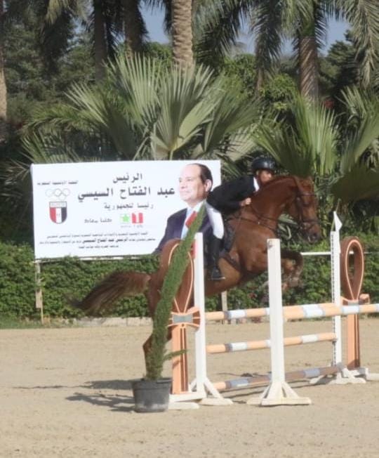 صورة اليوم .. 22 فارسا فى نهائى الجائزة الكبرى للفروسية بسقارة .. و”كلنا معاك”شعار البطولة