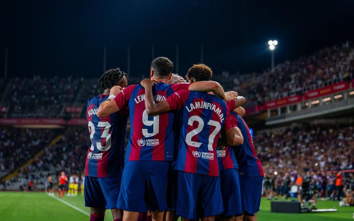 صورة لاعب برشلونة يواصل التألق