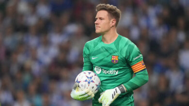 صورة تطورات إصابة تير شتيغن مع برشلونة