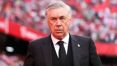 صورة ‏أنشيلوتي يوجه رسالة لجماهير ريال مدريد 