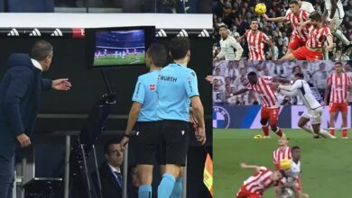 صورة عاجل.. تسريب حديث حكام مباراة ريال مدريد وألميريا