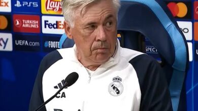 صورة أنشيلوتي عقب فوز ريال مدريد على ألميريا: مباراة غريبة! 