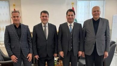 صورة مفتن يزف البشرى للاتحادات الرياضية في العراق  