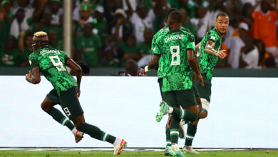 صورة نيجيريا تتقدم على كوت ديفوار في شوط اللقاء الأول بنهائي كأس الأمم 2023