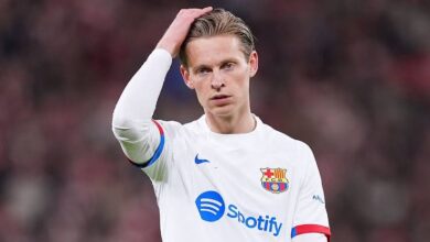 صورة موقف دي يونج من المشاركة مع برشلونة أمام باريس سان جيرمان في دوري أبطال أوروبا 