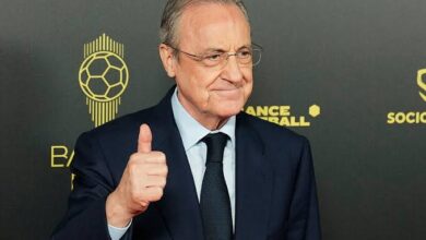 صورة بيريز يجتمع مع إدارة البايرن 