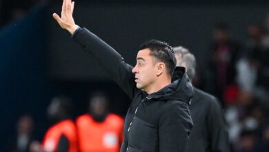 صورة أول تعليق من تشافي عقب الفوز أمام باريس بثلاثية في دوري أبطال أوروبا 
