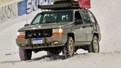 صورة سكي مصر تنظم سباق سيارات 4×4 في الثلج لأول مرة بمصر والشرق الأوسط 