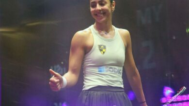 صورة الدجلاوية هانيا الحمامي تتأهل لنصف نهائي بطولة بريطانيا المفتوحة للإسكواش