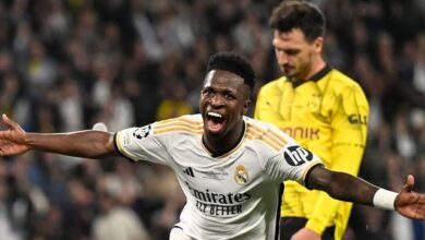 صورة فينيسيوس جونيور يعادل رقم ميسي القياسي في دوري أبطال أوروبا