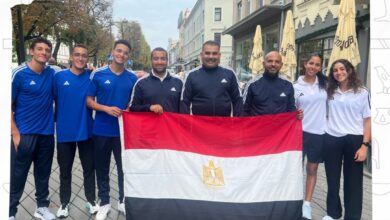 صورة بعثة الاتحاد الرياضي للجامعات تصل ليتوانيا للمشاركة في بطولة العالم للخماسي الحديث