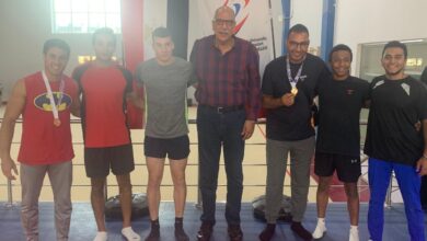 صورة جامعة الاسكندرية تسيطر على المراكز الاولى في مسابقات الجمباز للجامعات