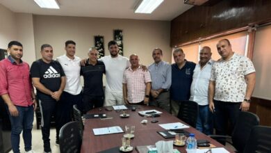 صورة جلسة باتحاد المصارعة لتحفيز اللاعبين وبحث خطة الإعداد للبطولات المقبلة 