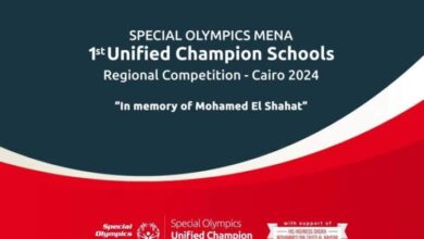 صورة الوفود المشاركة بالمسابقة الإقليمية لمدارس الأبطال الموحدة للأولمبياد الخاص تغادر القاهرة