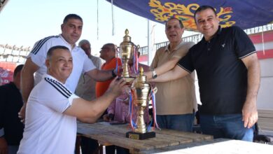 صورة برعاية رئيس الوزراء.. الأبطال يتألقون في ختام المصارعة والطائرة ببطولة الشركات ببورسعيد