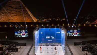 صورة الليلة.. انطلاق مواجهات الدور نصف النهائي من بطولة CIB المفتوحة للإسكواش الماسية 2025