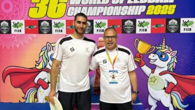 صورة مصر تكتسح العالم فى بطولة العالم لكرة السرعة بالهند