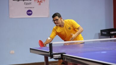 صورة انطلاق المسابقة الوطنية للأولمبياد الخاص المصري لتنس الطاولة بمشاركة 75 لاعبا ومدربا بالمعادي