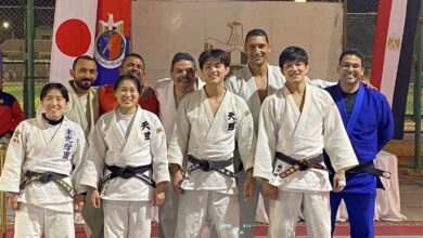 صورة خبراء «جايكا» يقودون تدريبات متخصصة لتطوير الجودو في إطار التعاون المصري الياباني