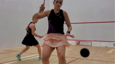 صورة نجمة وادى دجلة ناردين جرس تتأهل إلى نصف نهائي بطولة أسبوع الاسكواش للسيدات 2026 برعاية خدمات الاستشارات المالية (CFO) في كالغاري